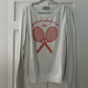 Wildfox Baggy Beach Jumper Hampton Tennis Club